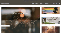 Desktop Screenshot of gabrielchocolate.com.au