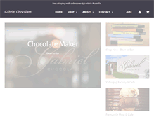 Tablet Screenshot of gabrielchocolate.com.au